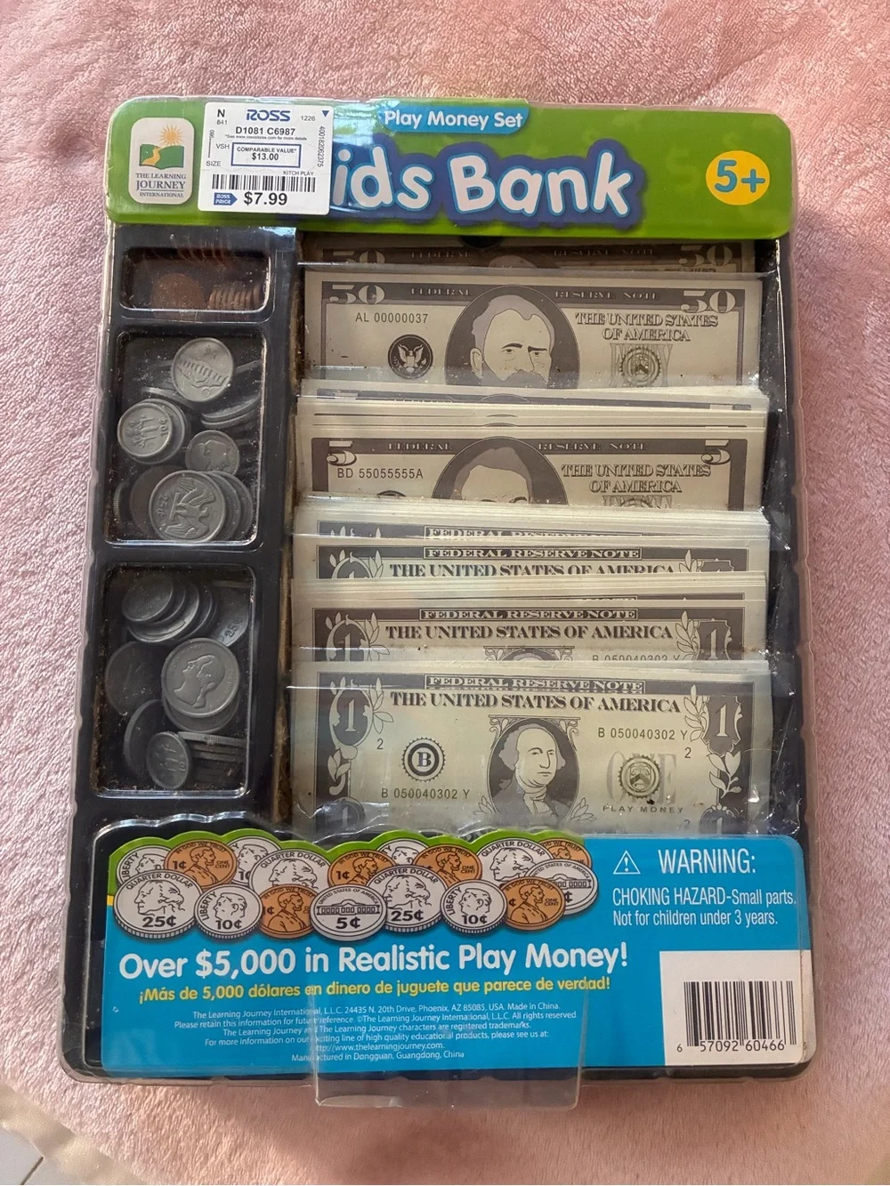 Kids Bank Play Money Toy